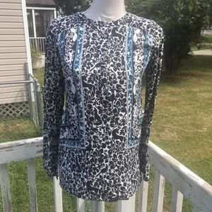 Loft Ann Taylor Button Long Sleeve Blouse